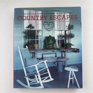 Country Escapes Coffee Table Book Rural Cottage House Decor Natural Inspiration